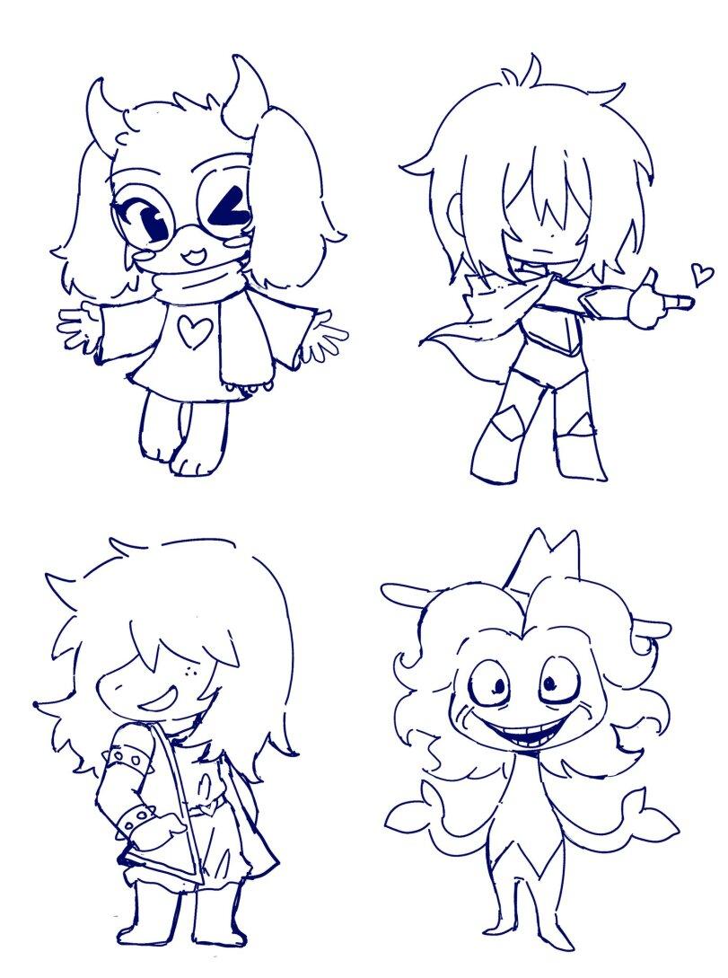 ceriisu,Kris (Deltarune),Deltarune персонажи,Deltarune,Undertale,фэндомы,Susie (Deltarune),Ralsei,ralsei, Ralsei (Deltarune),Noelle Holiday,Chara,Undertale персонажи,Frisk,Undertale комикс,Undertale комиксы,длиннопост,Catti,Muffet,KFC gang,Dess Holiday,Queen (Deltarune)