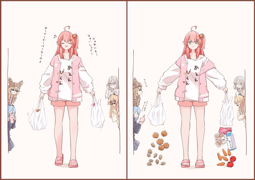 chamomile (kazumasa),Sakura Miko,Сакура Мико,Hololive,Hololive Production, Хололайв,Virtual YouTuber,VTuber, Витубер,фэндомы,Hoshimachi Suisei,Хошимачи Суисей,Shirogane Noel,Широгане Ноэль,Shiranui Flare,Ширануи Флэйр, Сирануи Флэр,Omaru Polka,Омару Полька,chamomile (kazumasa),sakura