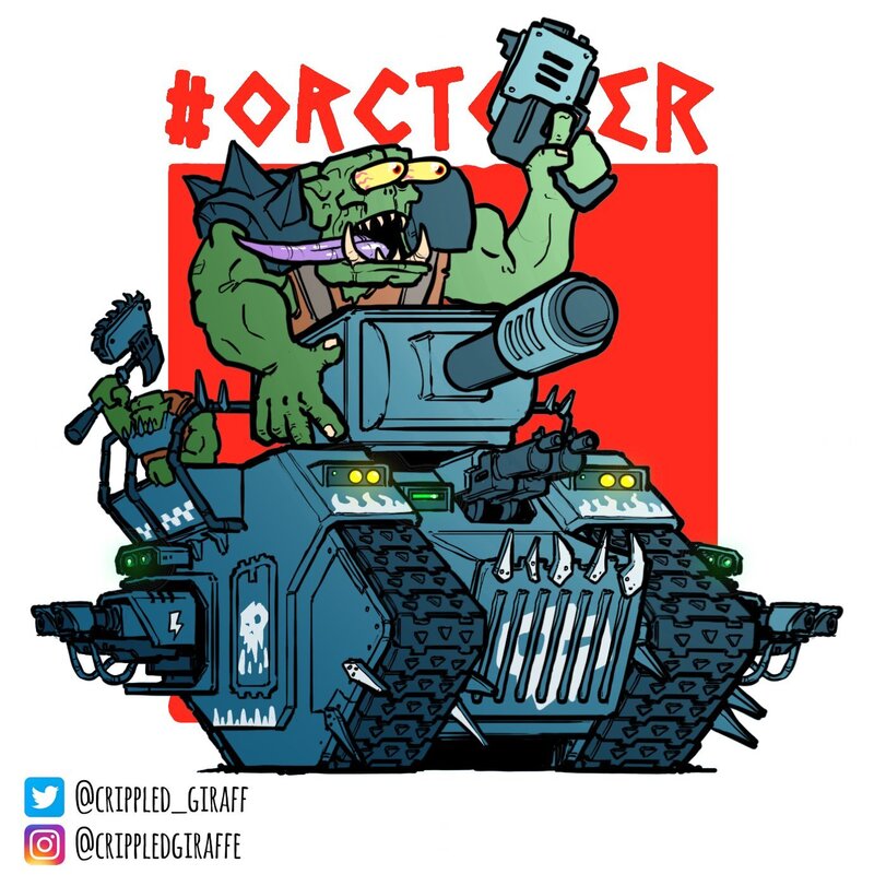 ﻿□ @CRIPPLED_GIRAFF (©) @CRIPPLEDGIRAFFE,crippled giraffe,Warhammer 40000,wh40k, warhammer 40k, ваха, сорокотысячник,фэндомы,Orks,Orcs, Орки,Kult-o-Speed,mekboy,DakkaJet,Orks Aviation,warbuggy,Kill Tank