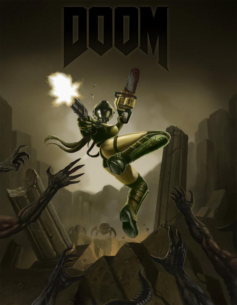 doom,DoomGuy,Думгай, Дума Гай,правило 63,doomgirl,думбаба,песочница