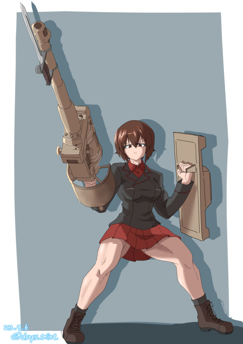 drops mint,Nishizumi Maho,Girls und Panzer,ガールズ&amp;パンツァ, 少女與戰車, Mädchen und Panzer, Девушки и танки,Anime,Аниме,фэндомы,Опасные Няшки,Anime Няши,drops mint,Maho Nishizumi,Girls und Panzer,Anime,fandoms,Dangerous and cute (anime),
