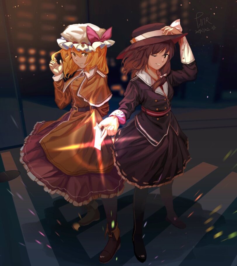 furahata gen,Anime Artist,Аниме арт, Аниме-арт,artist,Maribel Hearn,Touhou Project,Touhou, Тохо,Anime,Аниме,фэндомы,Usami Renko,furahata gen,Anime Art,artist,maribel hearn,Touhou Project,Anime,fandoms,usami renko