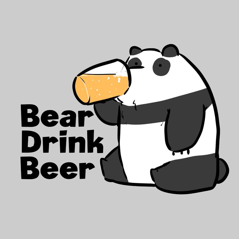 haloowl,We Bare Bears,Cartoon Network,Мультфильмы,Мультсериалы, Cartoons,Grizz,Ice Bear (WBB),Pan-Pan,пиво,бухло
