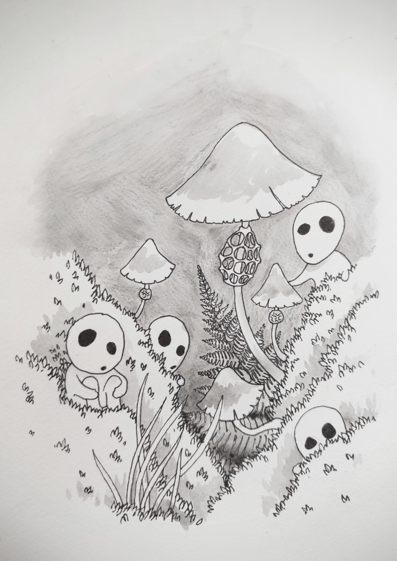 inktober,inktober2021,spirit