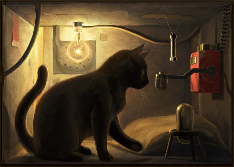 ka92,artist,кот шрёдингера,красивые картинки,art,арт