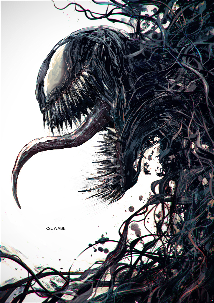 ﻿KSUWABE,kei-suwabe (artist),artist,Venom,Веном, Черная смерть,Marvel,Вселенная Марвел,фэндомы,kei-suwabe (artist),artist,Venom,Marvel,fandoms
