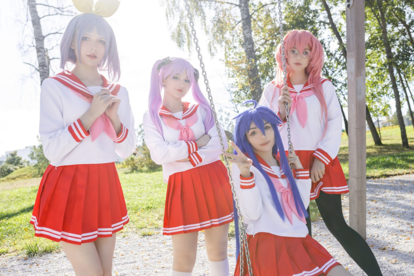 kuromimio. cosplay,cosplay, косплей,Lucky Star,Anime,Аниме,фэндомы,Konata Izumi,Takara Miyuki,Miyuki Takara,Kagami Hiiragi,Tsukasa Hiiragi,cosplay