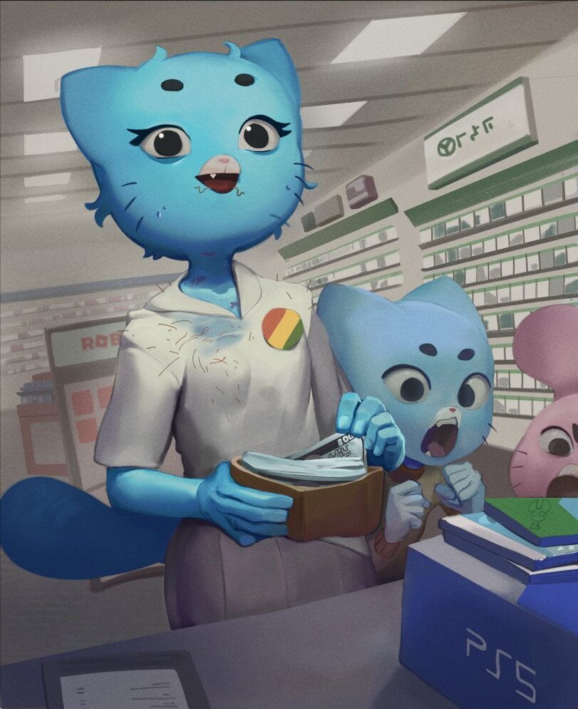 matchattea,Nicole Watterson,The Amazing World of Gumball,Удивительный мир Гамбола,Cartoon Network,Мультфильмы,Мультсериалы, Cartoons,Anais Watterson,Gumball Watterson
