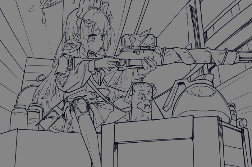 miyu (blue archive),Мию,Blue Archive,Игры,Team Fortress 2,Team Fortress,saki (blue archive),Nonomi (Blue Archive),Izayoi Nonomi, Идзаёи Нономи,Reisa (Blue Archive),serina (blue archive),waa153,artist