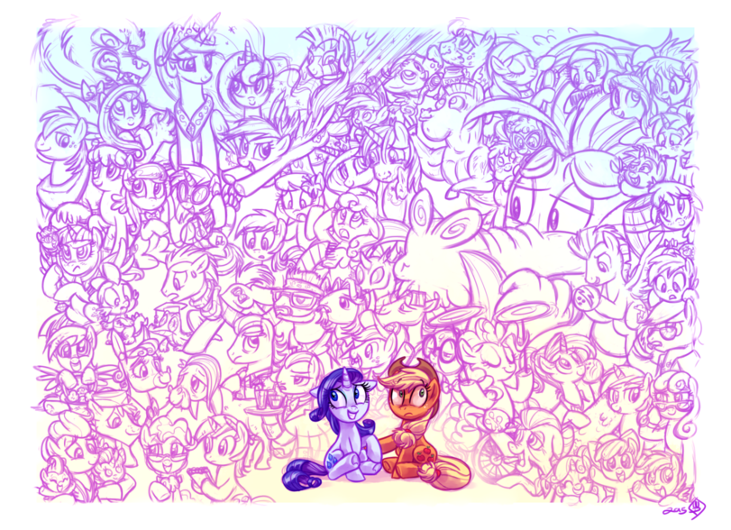 my little pony,Мой маленький пони,фэндомы,mlp Art & Music,MusicByOctavia - Smile,smile,Smile - Arranged for Strings & Percussion,Applejack,Эпплджек,mane 6,Rarity,Рэрити,and many others...,Seriosly though - this is ridiculous,but if thou insist...,Allie Way,Элли Вэй,minor,второстепенные