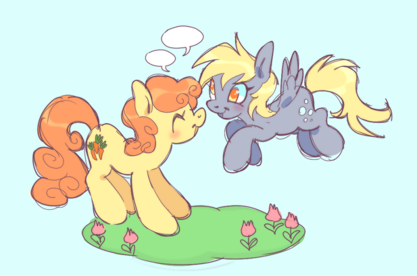 my little pony,Мой маленький пони,фэндомы,mlp art,Derpy,Дерпи,minor,второстепенные персонажи,Carrot Top,Golden Harvest,fluttershyweed
