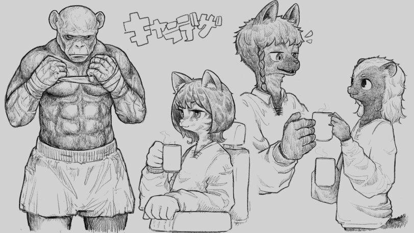 nashi5364,длиннопост,anthro,скетчи,art,арт,nashi5364,,anthro,art,long post