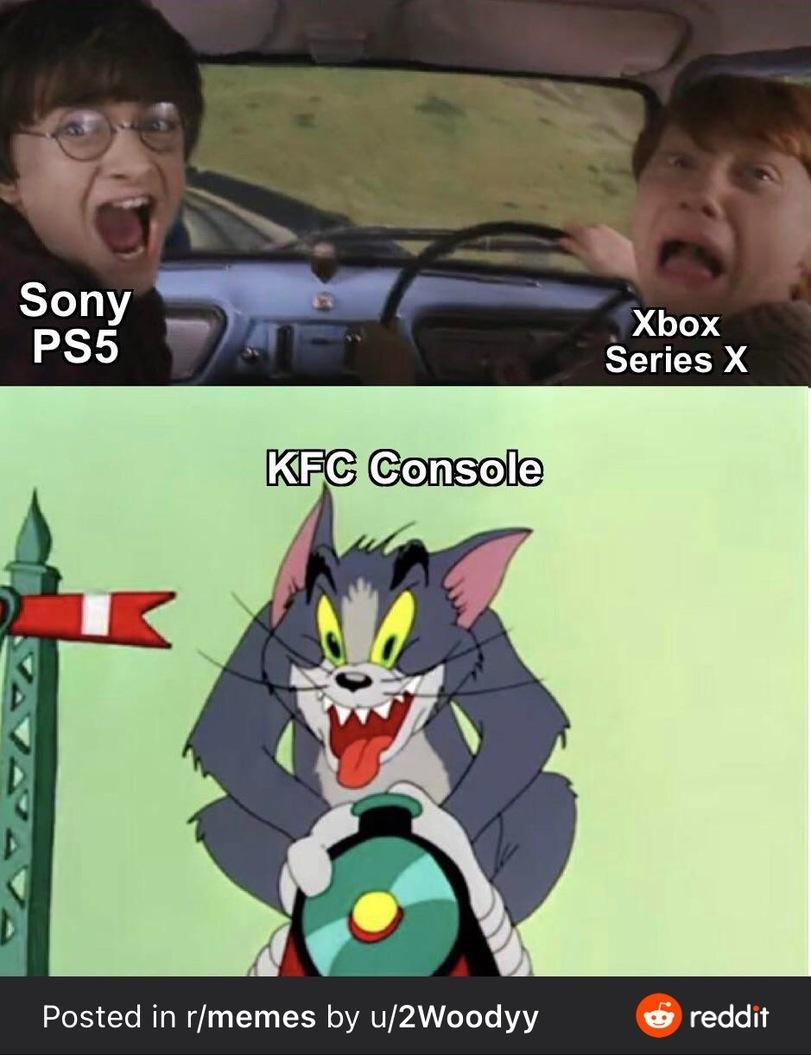﻿Posted in r/meme,ps5,консоли,xbox Series X,KFC,В свете последних событий,reddit