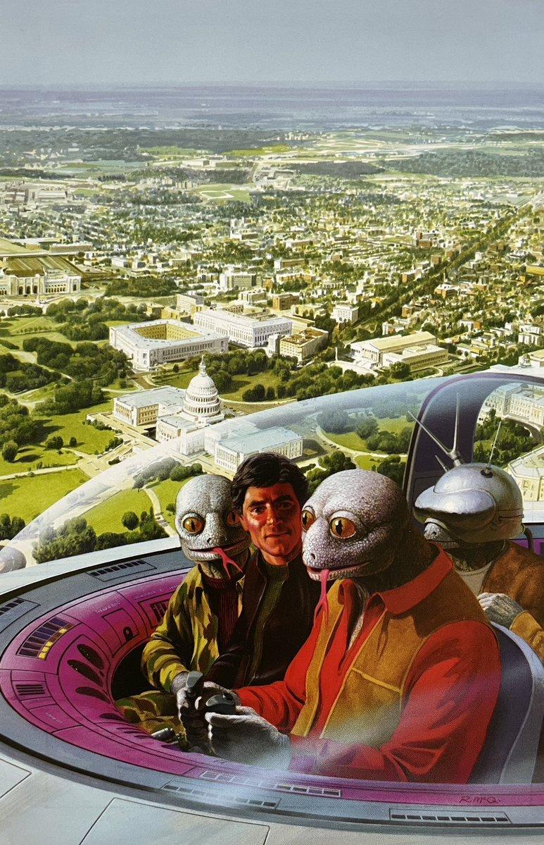 retro science fiction,#retro sci-fi,разное,Ralph McQuarrie,рептилоиды,,,Ralph McQuarrie