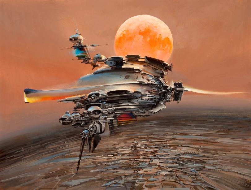 retro science fiction,#retro sci-fi,разное,john berkey,artist,длиннопост