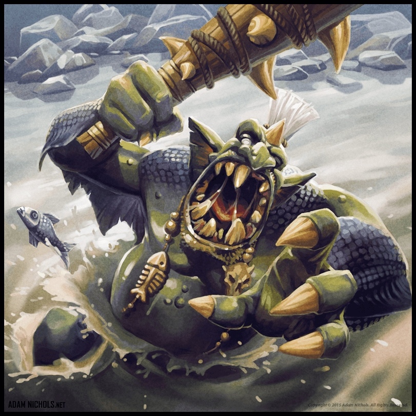 river troll,Warhammer Fantasy,Warhammer FB,фэндомы,Troll (Wh FB),Greenskins