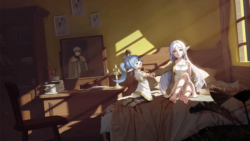 wentj,artist,Frieren,Sousou no Frieren,Frieren: Beyond Journey`s End, Провожающая в последний путь Фрирен,Anime,Аниме,фэндомы,Himmel (Sousou no Frieren),wentj,artist,Frieren,Sousou no Frieren,Anime,fandoms,himmel (sousou no frieren),Семья это круто