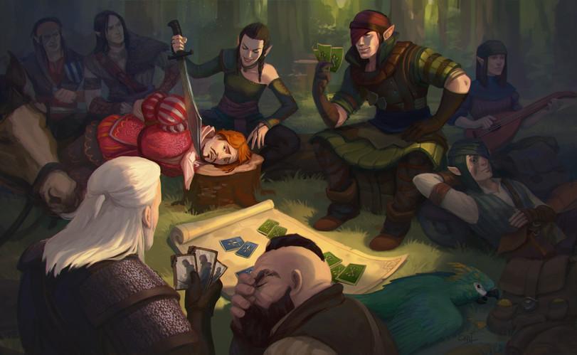 Геральт,Witcher Персонажи,The Witcher,Ведьмак, Witcher,фэндомы,Гвинт,Йорвет,Лютик (The Witcher),Ekaterina Grusovskaya,Золтан Хивай,Яевинн,Торувьель,Gwent Chalenge