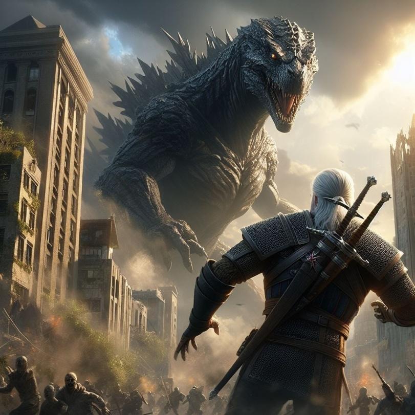 Геральт,Witcher Персонажи,The Witcher,Ведьмак, Witcher,фэндомы,crossover,длиннопост,Godzilla,кайдзю,делориан,Назад в будущее,Фильмы,волшебник страны оз,Jessica Rabbit,Who Framed Roger Rabbit,смурфики,Teenage Mutant Ninja Turtles,Черепашки-ниндзя,TMNT,Teenage Mutant Ninja Turtles, Подростки