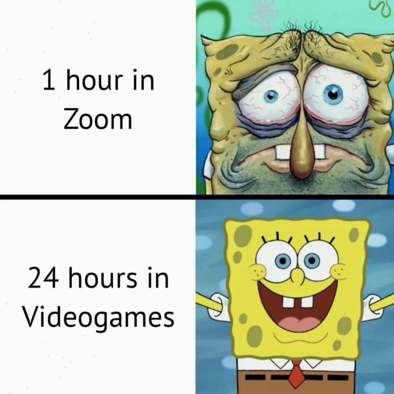 ﻿1 hour in Zoom 24 hours in Videogames 1 .'/41 'Л < ь!/ ,\ VV^ . >1 «(, у^х ^ ”,V_ -^%л Vv* j Y « Vj ill \ ^ J i, к 1 ' / ?У? , - v — fei,Игры,Игровой юмор,видеоигры,zoom,SpongeBob SquarePants,Nickelodeon,Мультфильмы,Мультсериалы, Cartoons,games,videogame jokes,zoom,,nickelodeon,