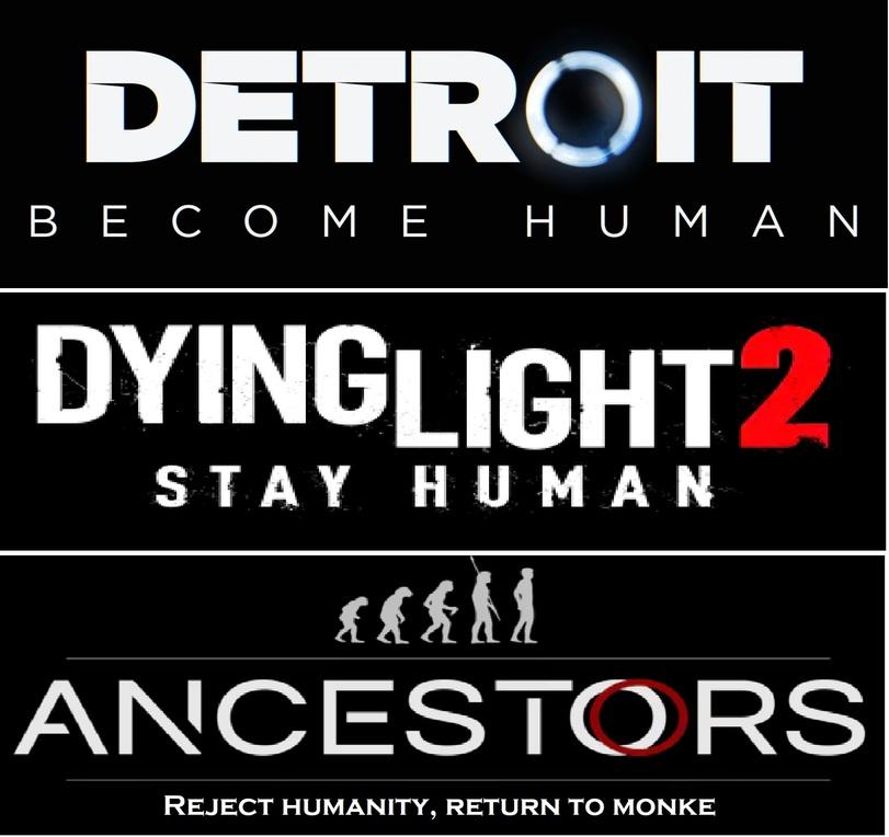 ﻿BECOME HUMAN s I REJECT HUMANITY, RETURN TO MONKE,Игры,без перевода,Detroit Become Human,Ancestors,Dying Light 2,Dying Light,стань обезьяной,games,Detroit Become Human,ancestors,Dying Light 2,Dying Light,предки