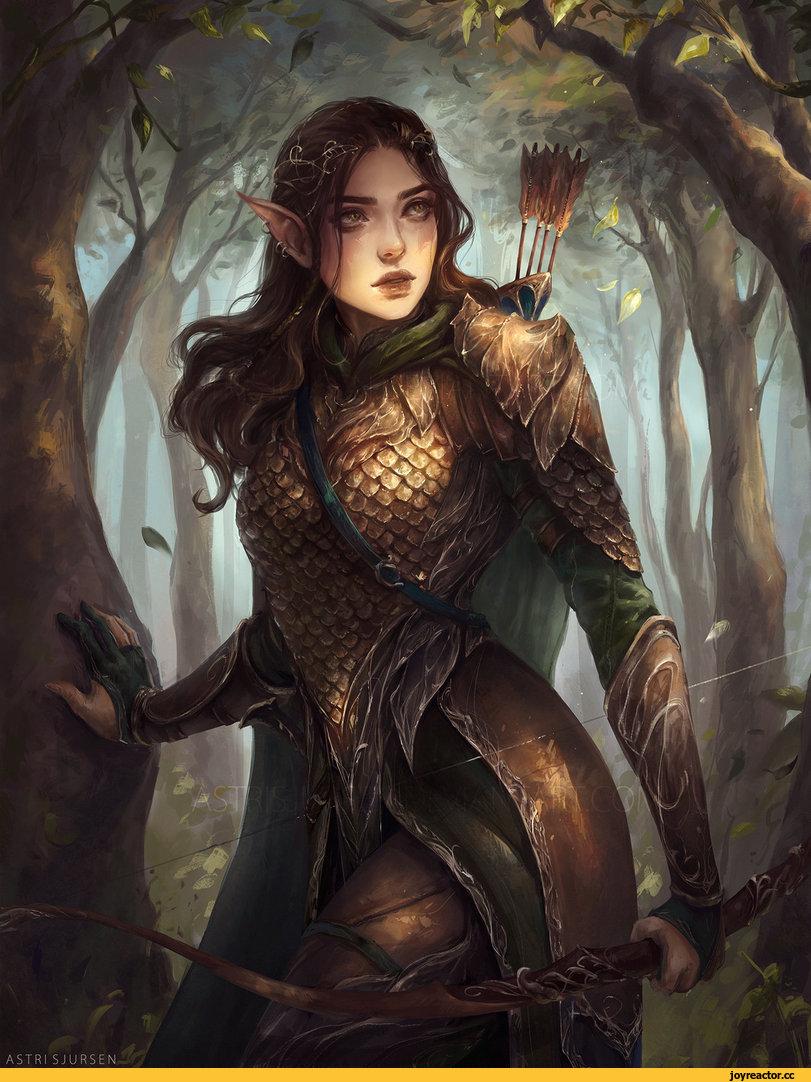 Квенди,Арда,Arda,фэндомы,Astri Sjursen,AstriSjursen,artist,Синдар