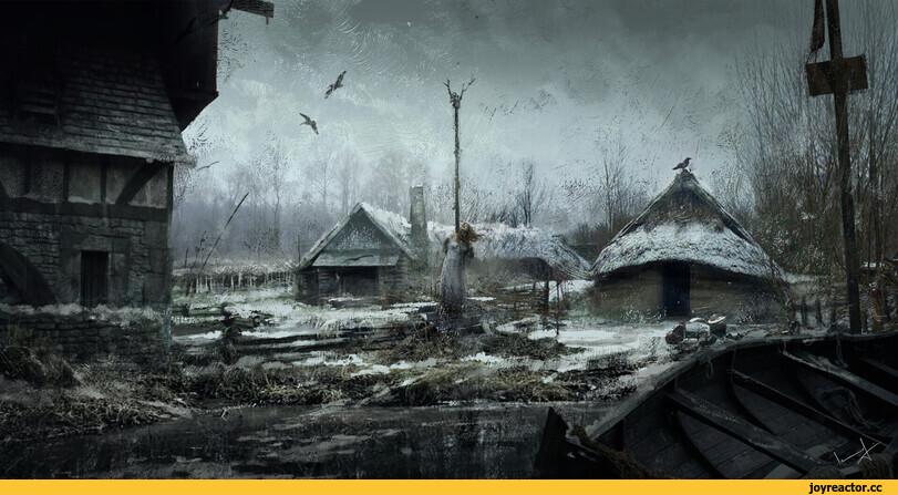 Мрачные картинки,art,арт,колдунья,средневековье,artist,Imad Awan