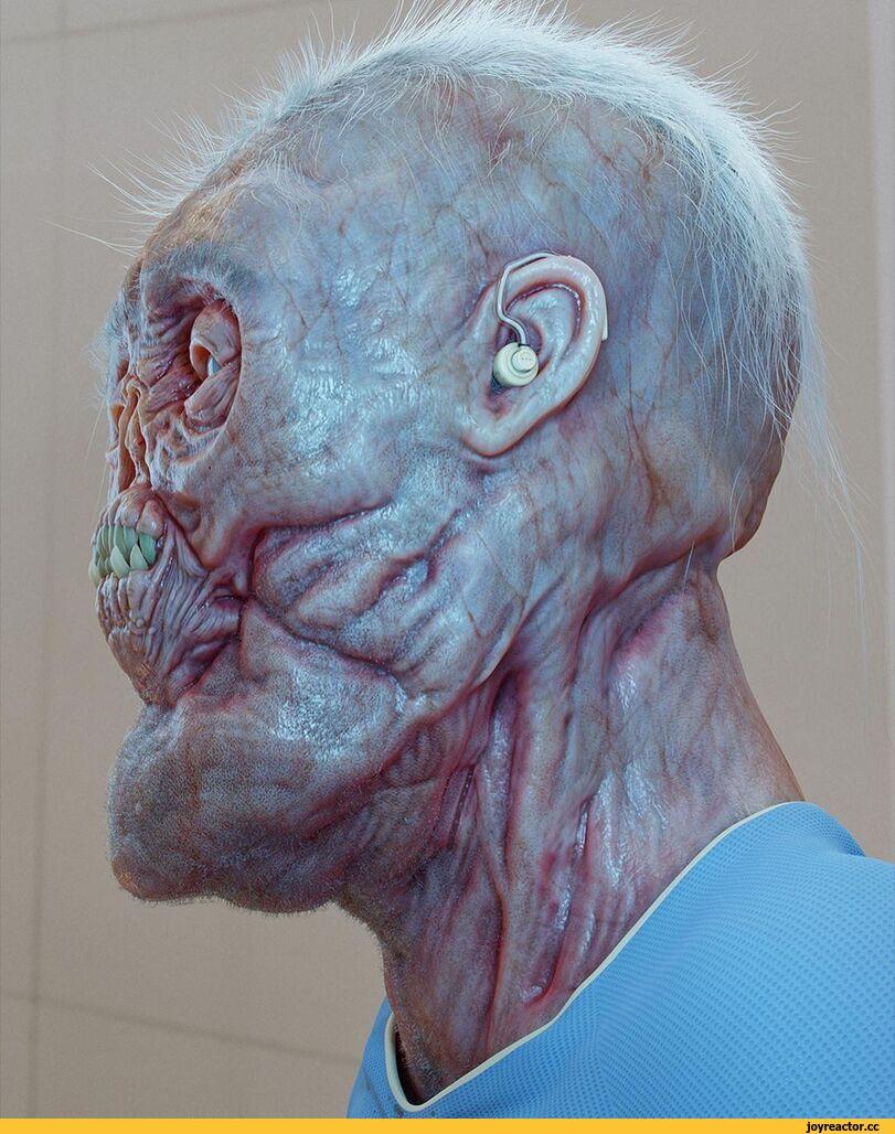 Мрачные картинки,art,арт,art 3d,Martin Åberg,horror art