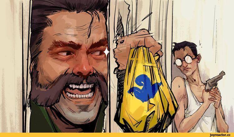 Сияние,Фильмы,Harrier Du Bois,Гарри Дюбуа,Disco Elysium,Игры,Kim Kitsuragi,Ким Кицураги,crossover,Here's Johnny!,Мемы,Мемосы, мемасы, мемосики, мемесы