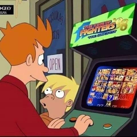 Футурама,Futurama,Мультфильмы,Мультсериалы, Cartoons,фотошоп,Philip J. Fry,The King Of Fighters,Игры