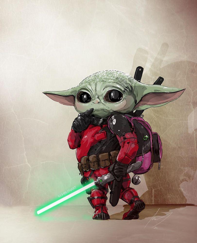 арт,baby yoda,The Mandalorian,SW сериалы,Звездные Войны,Star Wars,фэндомы,Spider Man,Человек-Паук, Спайди, Твой дрюжелюбный сосед, Питер Паркер,Marvel,Вселенная Марвел,Nick Fury,Полковник Ник Фьюри,S.H.I.E.L.D.,Щ.И.Т.,Deadpool,Дэдпул, Уэйд Уилсон,MJ.Hiblen,artist,art,baby yoda,Mandalorian,SW