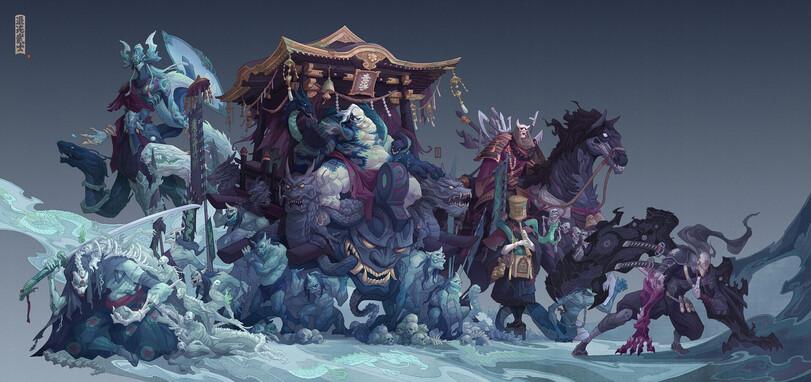 ﻿ BVuj,красивые картинки,art,арт,Fantasy,Fantasy art,под катом еще,Hua Lu