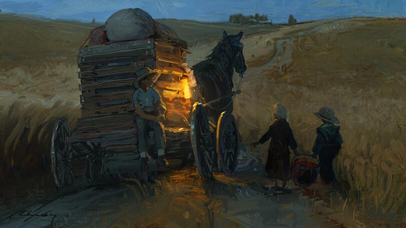﻿• - к 9 л КЦ V fi,красивые картинки,art,арт,Fantasy,Fantasy art,Artem Chebokha,artist