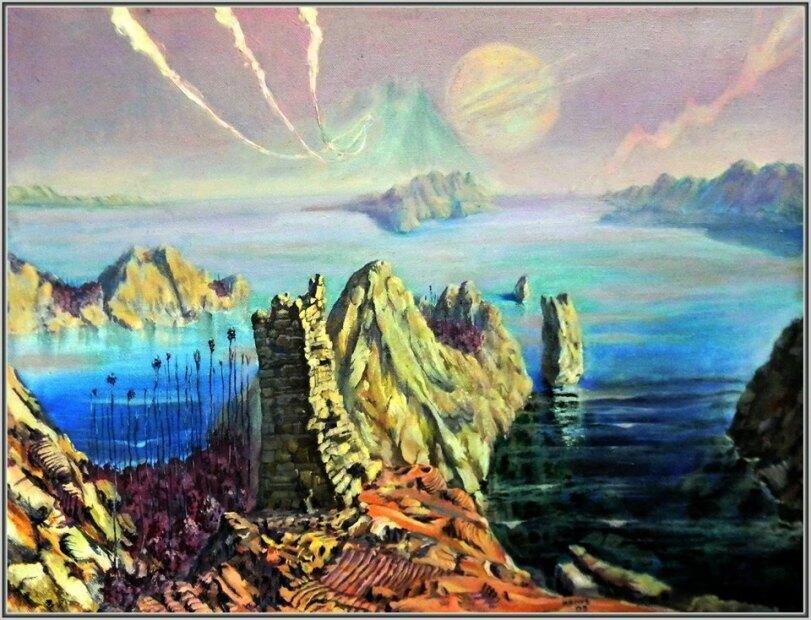 ретрофутуризм,длиннопост,ufo,Карнаухов,Современное искусство
