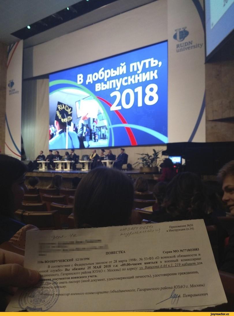 ﻿¿пускниик 2018¿и# з ¿у* о егоА Ы гл' и>Приложение N»10 к Инструкции (п.ЗА)■ ^ Г иЦПОВЕСТКАЮв ВО/ОБРУЧЕВСКИЙ /12/10/1996	Серия МО *УП 1803083В соответствии с Федеральным законом от 28 марта 1998г. № 53-ФЗ «О воинской обязанности и иной слу'жбе» Вы обязаны 25 МАЯ 2018 г.к