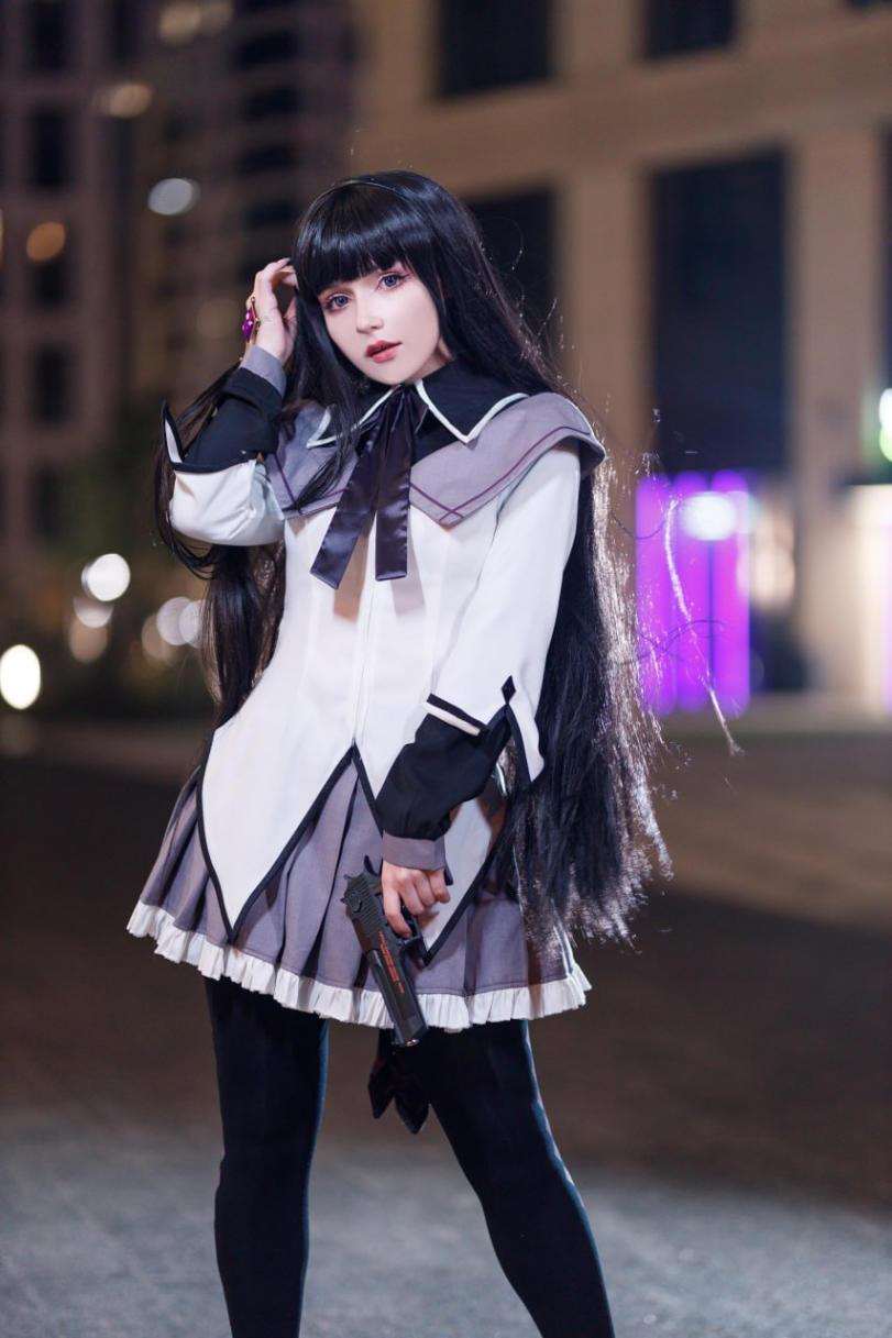 Akemi Homura,Homura Akemi,Mahou Shoujo Madoka Magica,Puella Magi Madoka Magica, Madoka Magica, Мадока,Anime,Аниме,фэндомы,Madoka Kaname,Miki Sayaka,Tomoe Mami,Mami Tomoe,Sakura Kyouko,kuromimio. cosplay,cosplay, косплей,cosplay