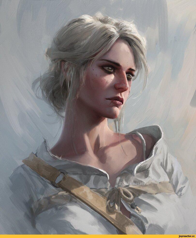 Aleksandra Skiba,artist,Цири,Ciri,Witcher Персонажи,The Witcher,Ведьмак, Witcher,фэндомы,Witcher Art