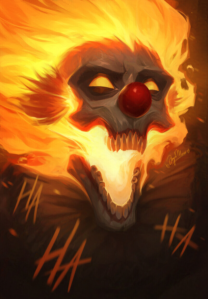 Angel Moonlight,artist,art,арт,Twisted Metal,Игры,Ghost Rider,Призрачный Гонщик,Marvel,Вселенная Марвел,фэндомы,crossover,⌽ Angel Moonlight ⌽,artist,art,Twisted metal,games,Ghost Rider,Marvel,fandoms,