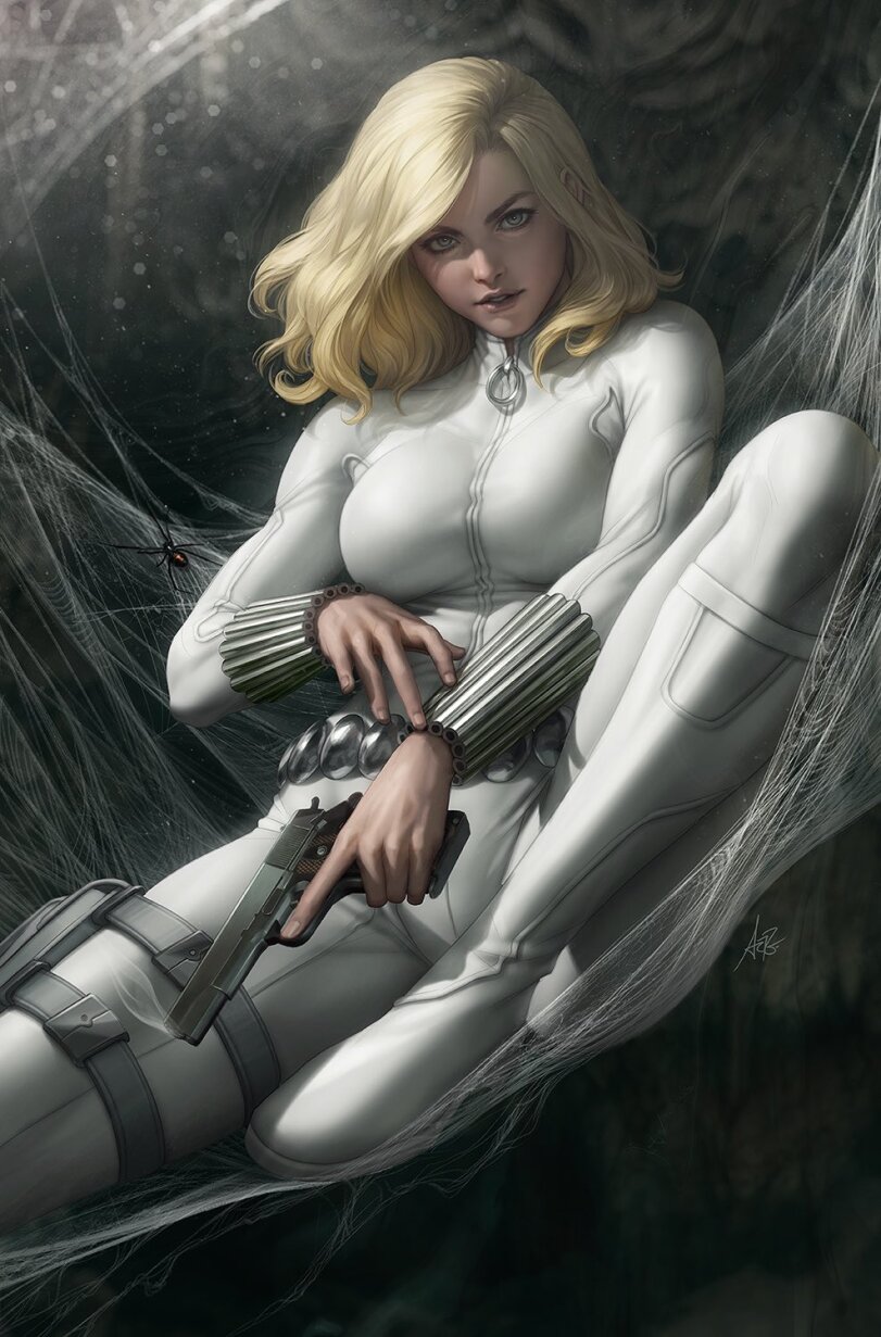 Artgerm,artist,White Widow,Marvel,Вселенная Марвел,фэндомы,stanley lau,artist,White Widow,Marvel,fandoms