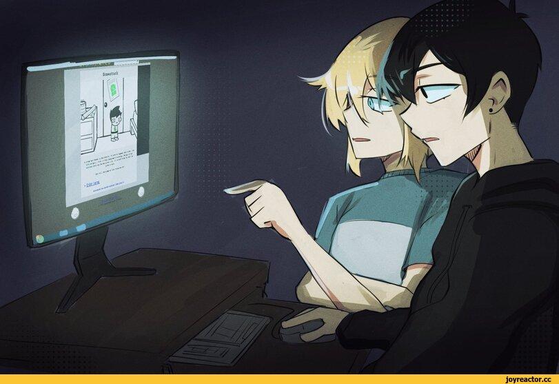 Basil (Omori),Omori,Игры,Sunny (Omori),buggy_tofu,buggy-tofu,Aubrey (Omori),Kel (Omori),Femboy Hooters