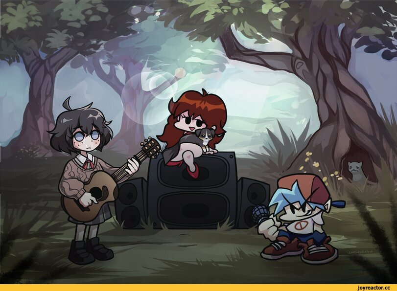 Blind Girl (popopoka),Original Character,OC,crossover,Friday Night Funkin',Игры,Psychocat