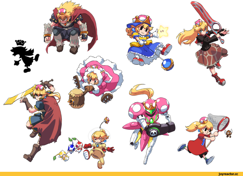 ﻿ |Ж }/- 'JFlyу тШО ( ■' i %,Bowsette,Super Crown,Mario,Игры,Bowsette (Mario),Super Crown,Пичеттетация,TheJohnSu,artist,Super Smash Bros