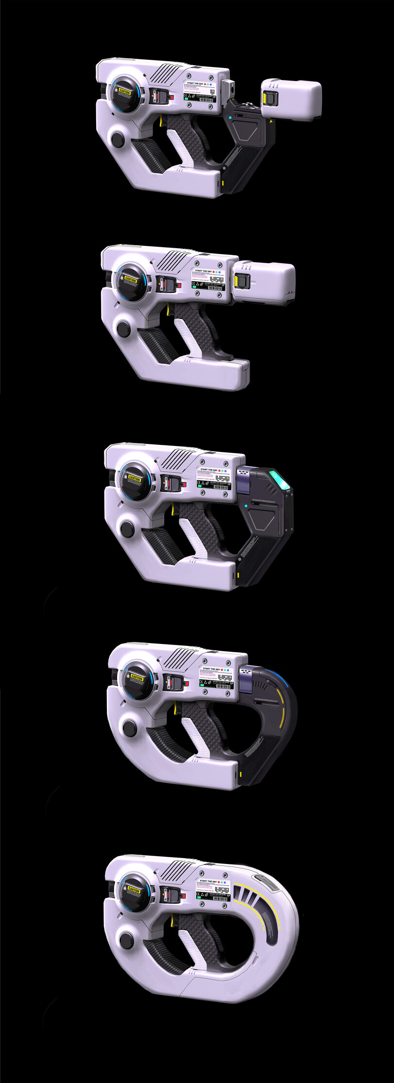﻿.START THE I ¿TART THE I .STARTTHE DAY • «.51551™? day •,Bruce Yu,Sci-Fi,art,арт,guns,weapon,длиннопост