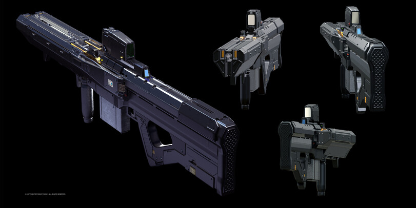 ﻿ 4 \ "'-„w '..'.к ы 1,Bruce Yu,Sci-Fi,art,арт,guns,weapon,длиннопост