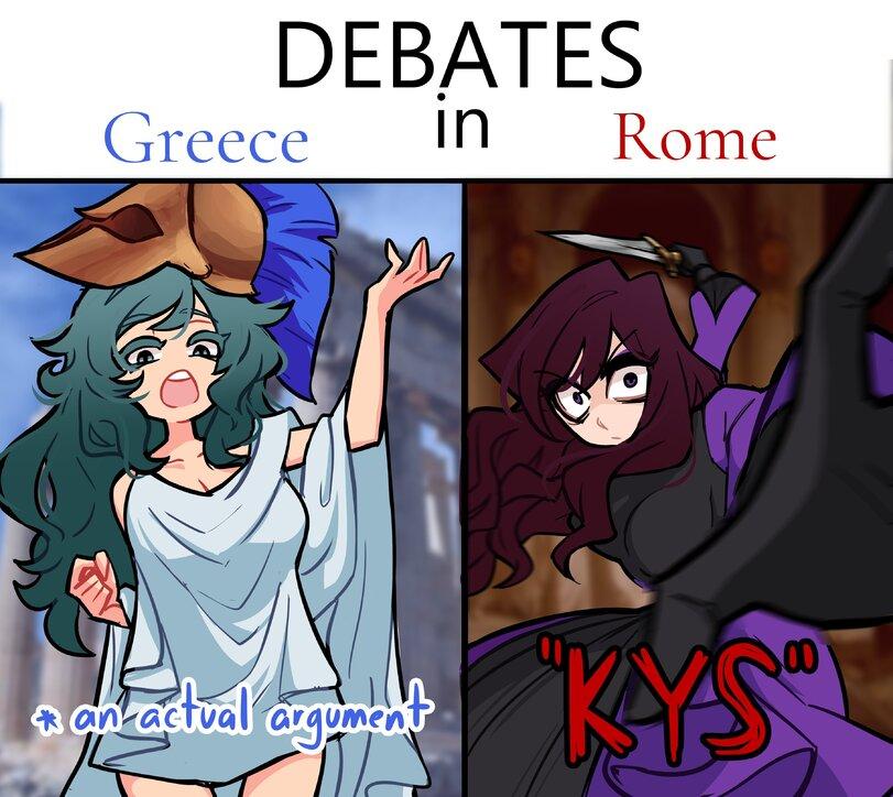 ﻿DEBATES Greece 1 ^ Rome,Centurii-chan,artist,греция,страны,Рим,дебаты,Преторианец,Легионеры,Римский легион, легионеры, римское войско,Римляне,Романи, квириты, римский народ,Древний Рим