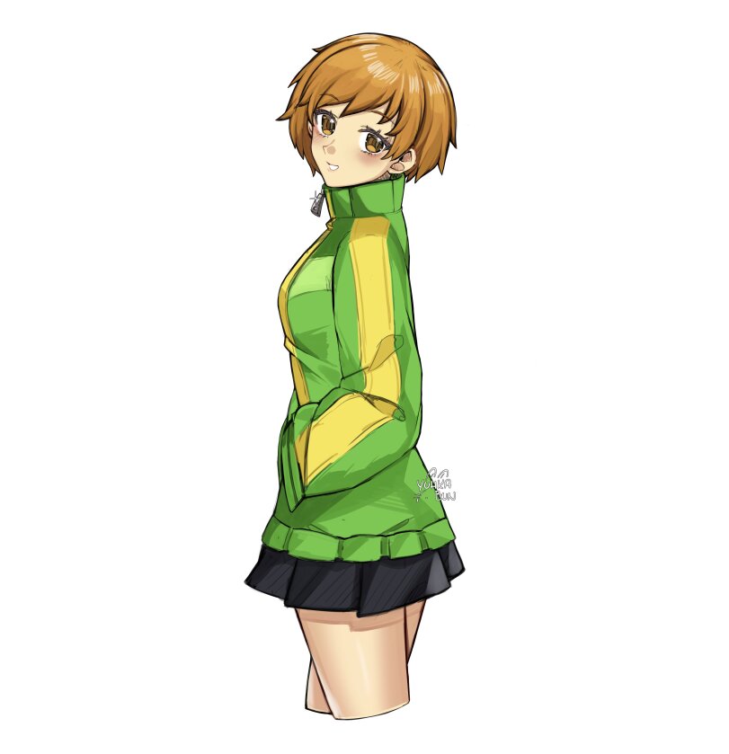Chie Satonaka,Satonaka Chie, Чие Сатонака,Persona 4,Persona,Shin Megami Tensei,Megami Tensei,Игры,game art,YuhkaBun,Chie Satonaka,Persona 4,Persona,Shin Megami Tensei,games,game art,YuhkaBun