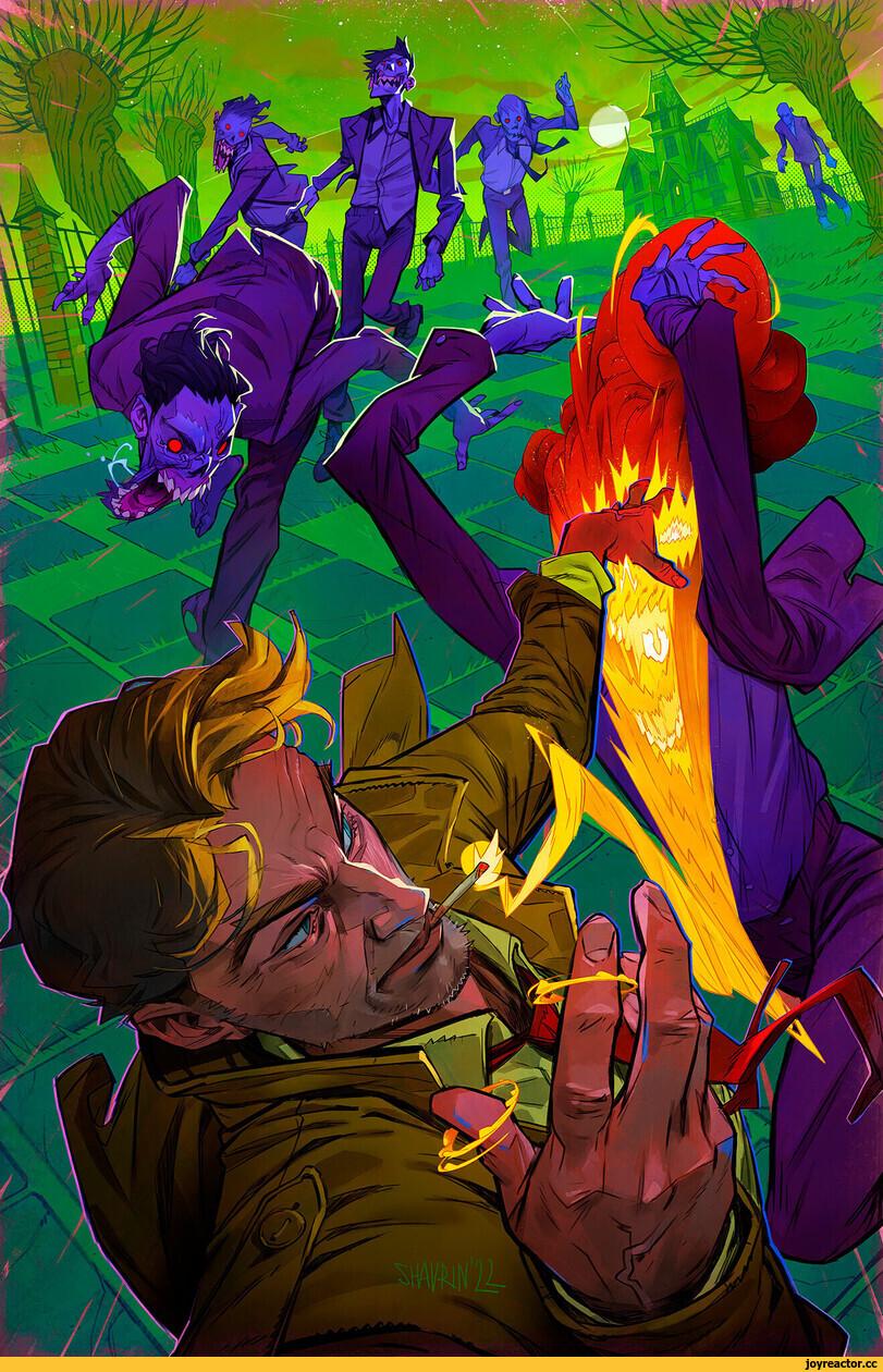 Constantine (персонаж),DC Comics,DC Universe, Вселенная ДиСи,фэндомы,Ivan Shavrin,John Constantine,DC Comics,fandoms,Ivan Shavrin