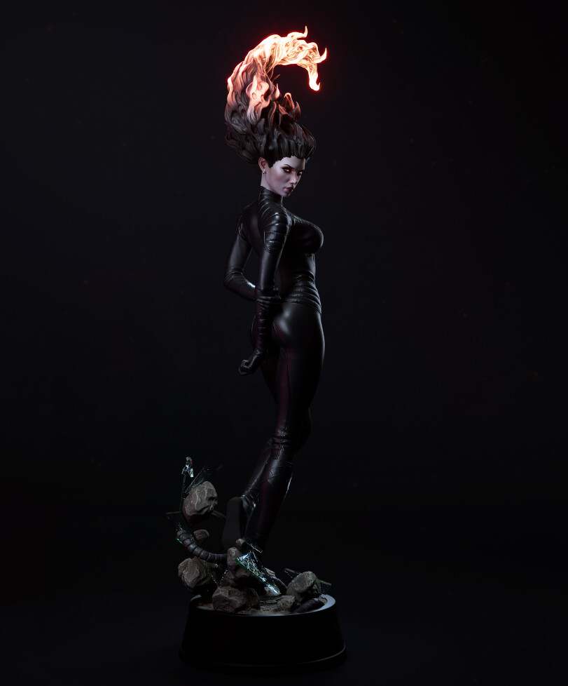Dark Phoenix,Темный Феникс,Jean Grey,Чудо-Девочка, Джин Грей,X-Men,Люди-Икс,Marvel,Вселенная Марвел,фэндомы,3D,длиннопост,Polina Shaman,Dark Phoenix,Jean Grey,X-Men,Marvel,fandoms,3D,,Polina Shaman,long post