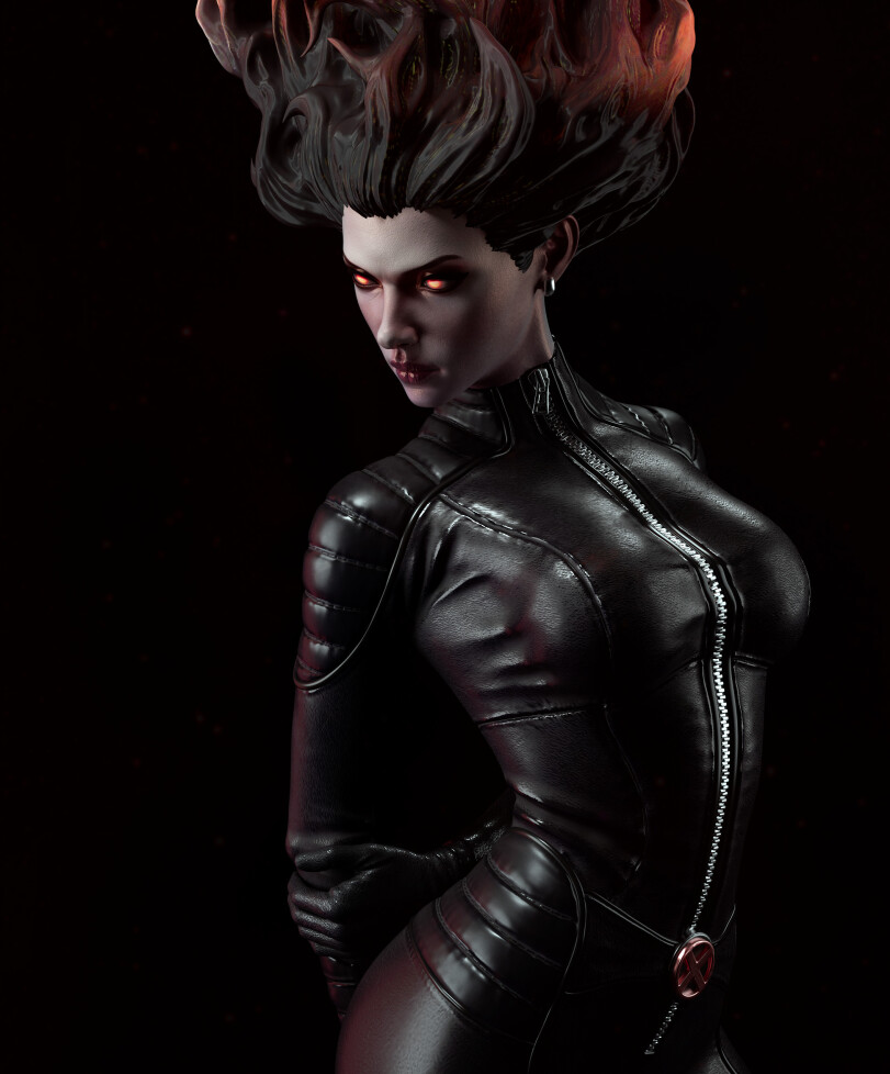 Dark Phoenix,Темный Феникс,Jean Grey,Чудо-Девочка, Джин Грей,X-Men,Люди-Икс,Marvel,Вселенная Марвел,фэндомы,3D,длиннопост,Polina Shaman,Dark Phoenix,Jean Grey,X-Men,Marvel,fandoms,3D,,Polina Shaman,long post
