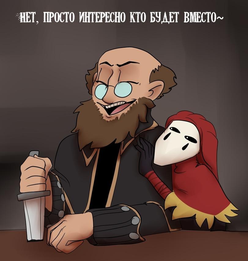 ﻿НЕТ. ПРОСТО ИНТЕРЕСНО КТО БУДЕТ ВМЕСТО-,Darkest Dungeon,Игры,Caretaker (DD),Jester (DD),DD comics